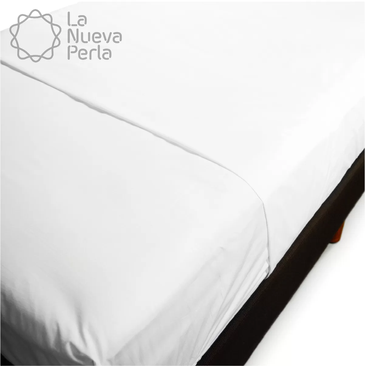 Sábana Matrimonial Altura Especial Percal 200 Hilos - 2.35 X 2.70 m Blanco (50% Poliéster, 50% Algodón): imagen 6