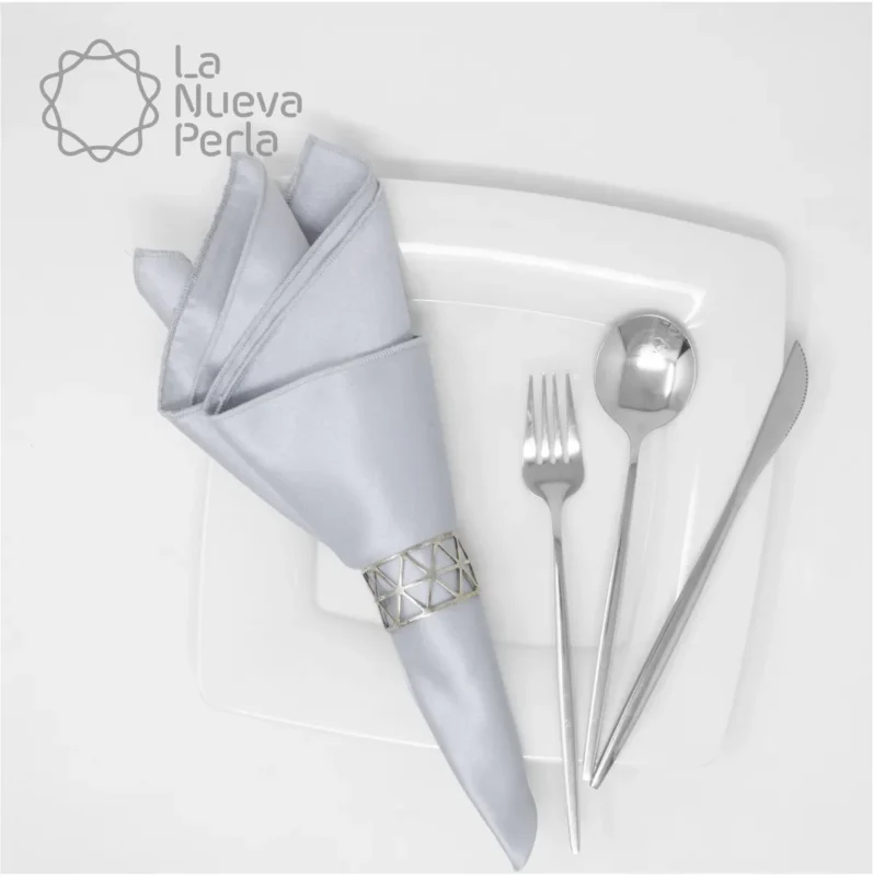 Servilleta Yackard Liso 45x45 cm Blanco