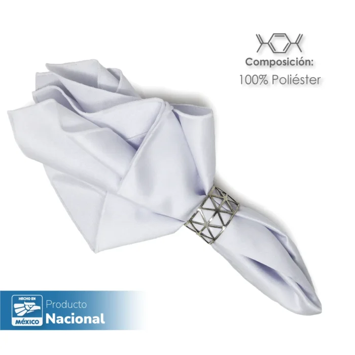 Servilleta Yackard Liso 45x45 cm Blanco