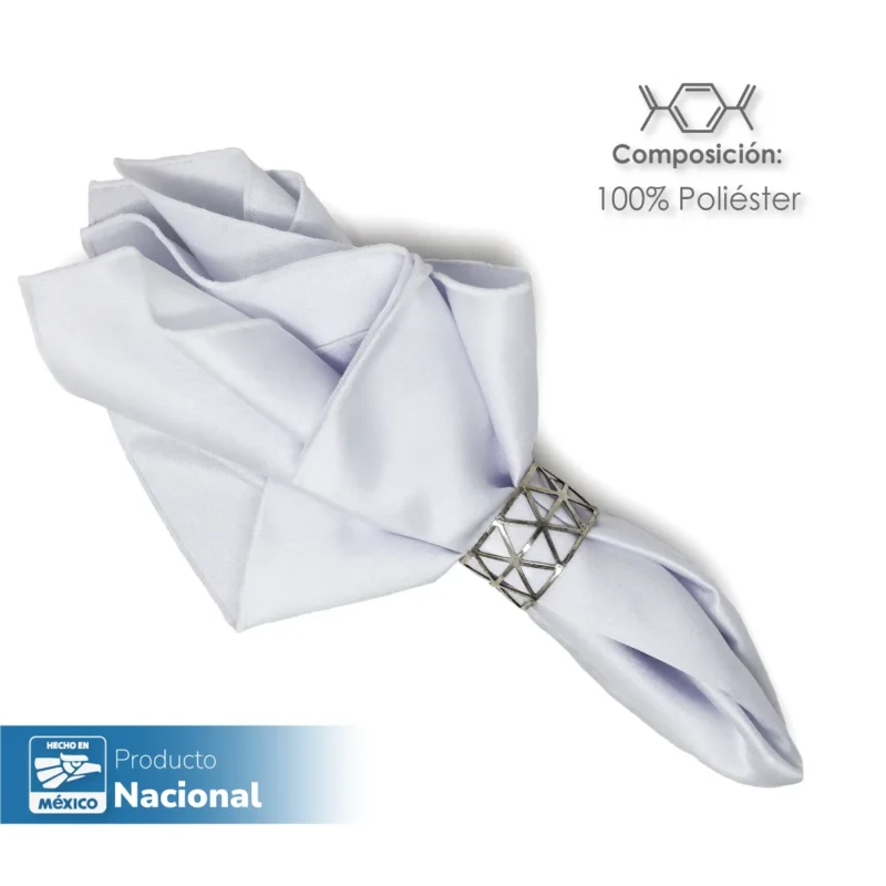 Servilleta Yackard Liso 45x45 cm Blanco