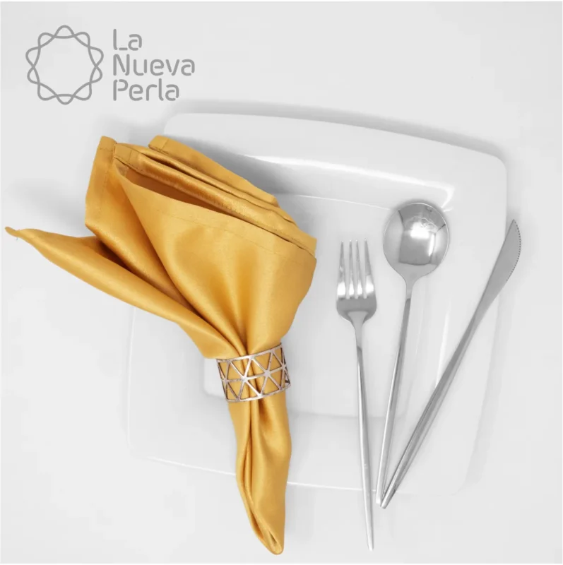 Servilleta Yackard Liso 45x45 cm Oro