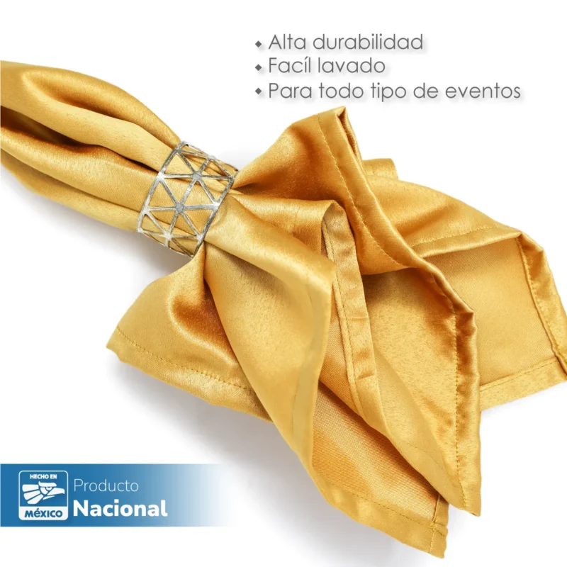 Servilleta Yackard Liso 45x45 cm Oro
