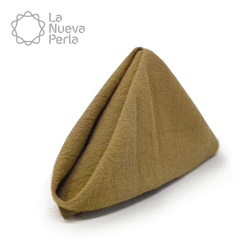 Servilleta Manta Artesanal 100% algodón 45x45 cm Caramelo