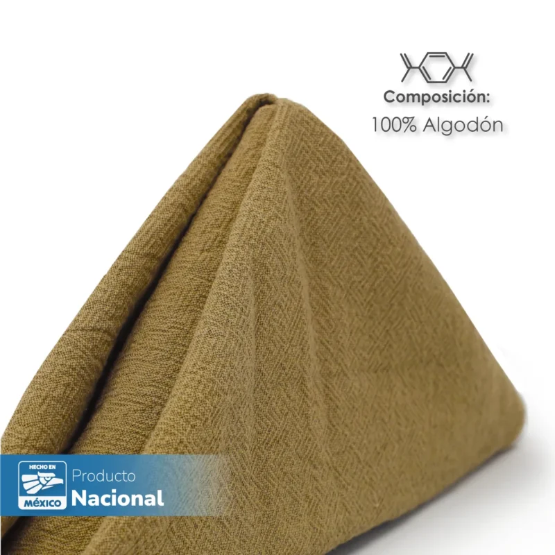 Servilleta Manta Artesanal 100% algodón 45x45 cm Caramelo
