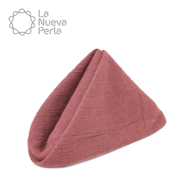 Servilleta Manta Artesanal 100% algodón 45x45 cm Palo de Rosa