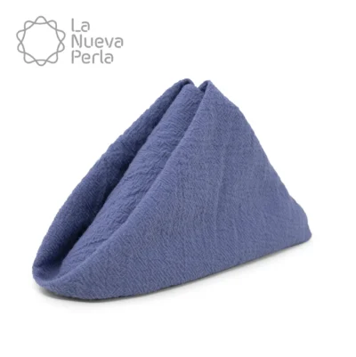 Servilleta Manta Artesanal 100% algodón 45x45 cm Azul Plumbago