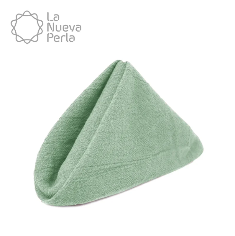 Servilleta Manta Artesanal 100% algodón 45x45 cm Sage