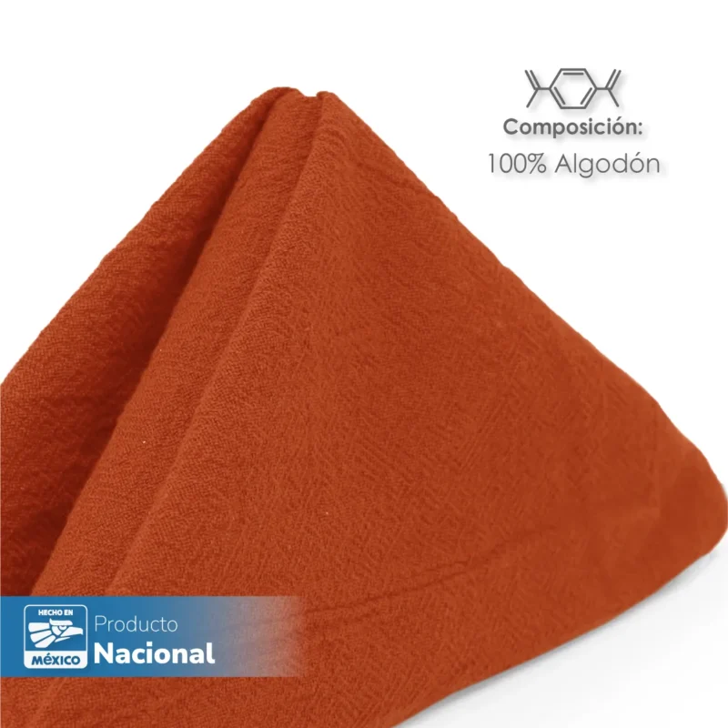 Servilleta Manta Artesanal 100% algodón 45x45 cm Shedron