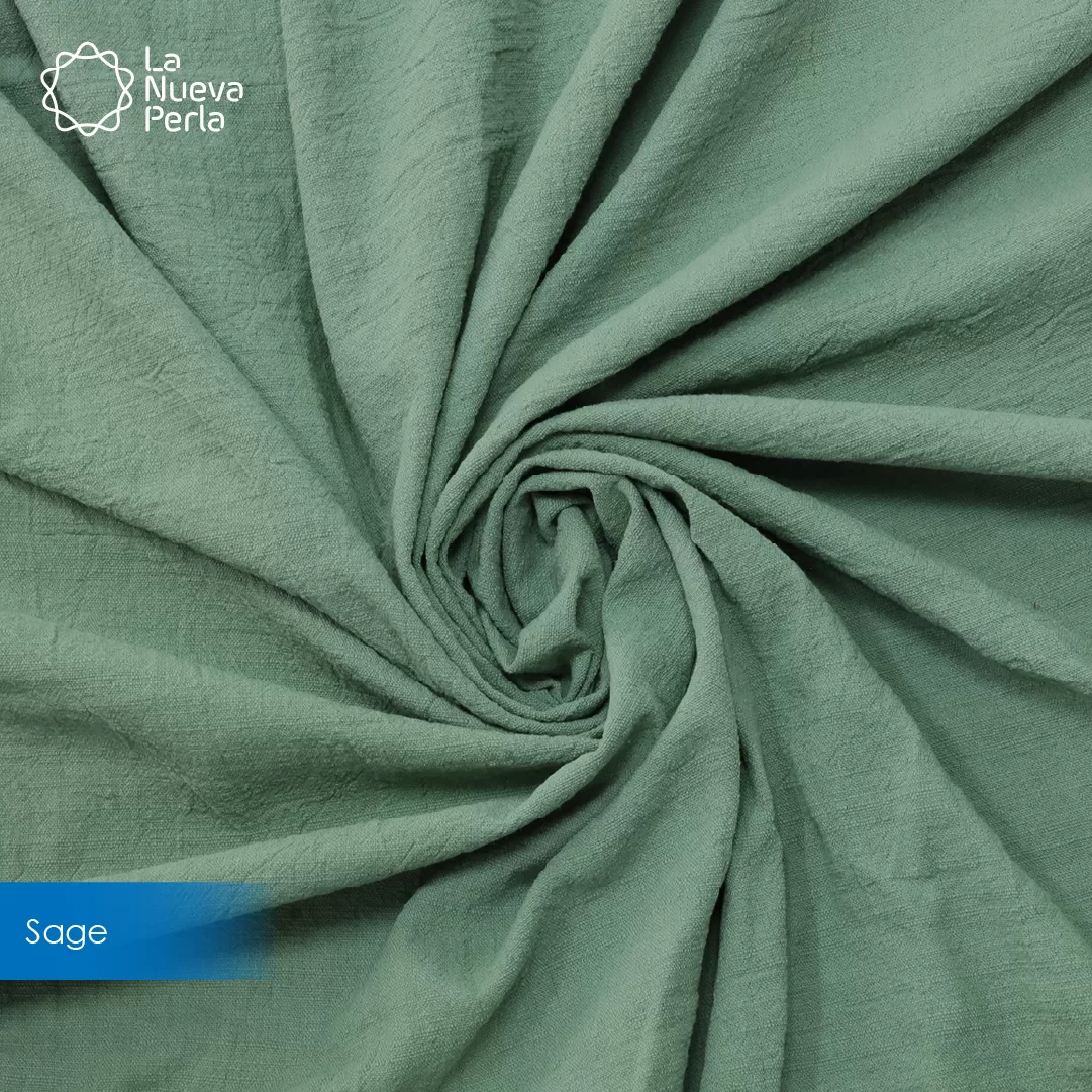 Manta Lino 1.70 M ancho Sage: imagen 1