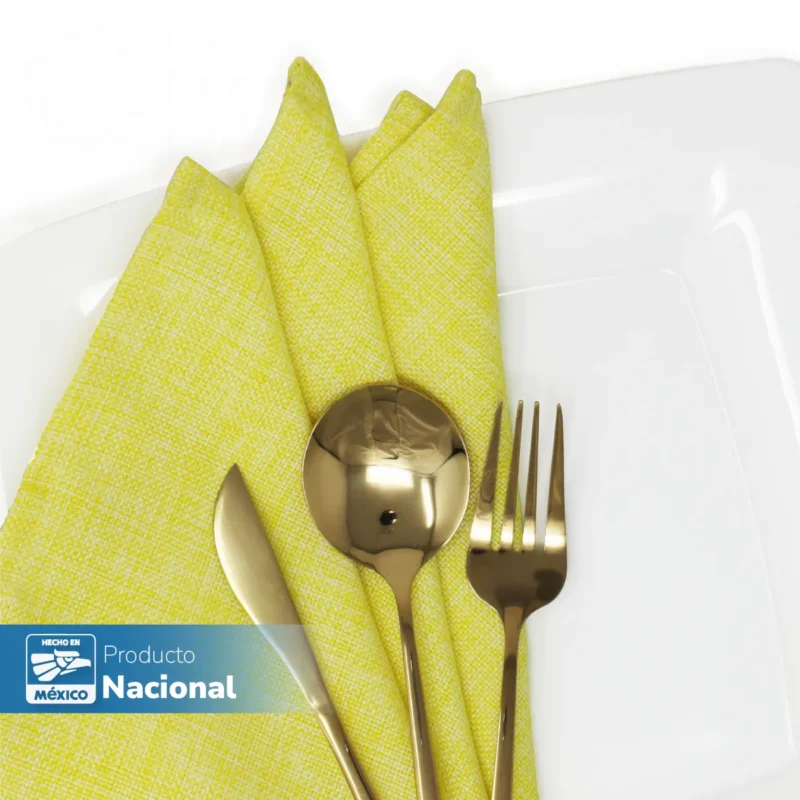 Servilleta Lino Ginebra 45x45 cm Amarillo