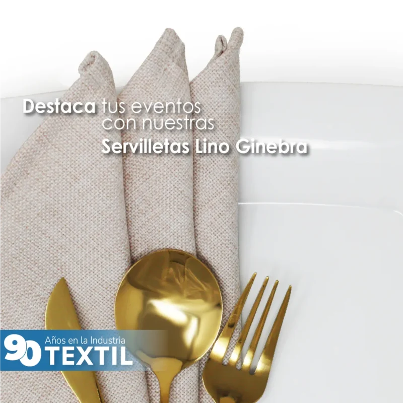 Servilleta Lino Ginebra 45x45 cm Arena