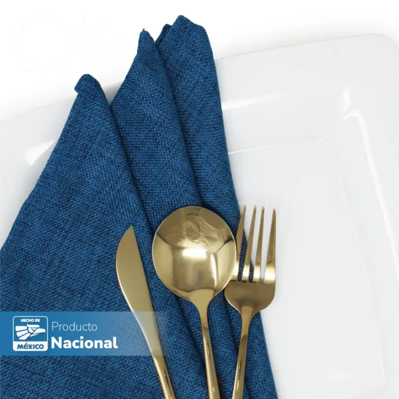 Servilleta Lino Ginebra 45x45 cm Azul Marino