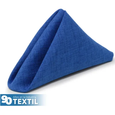 Servilleta Lino Ginebra 45x45 cm Azul Rey: imagen 4