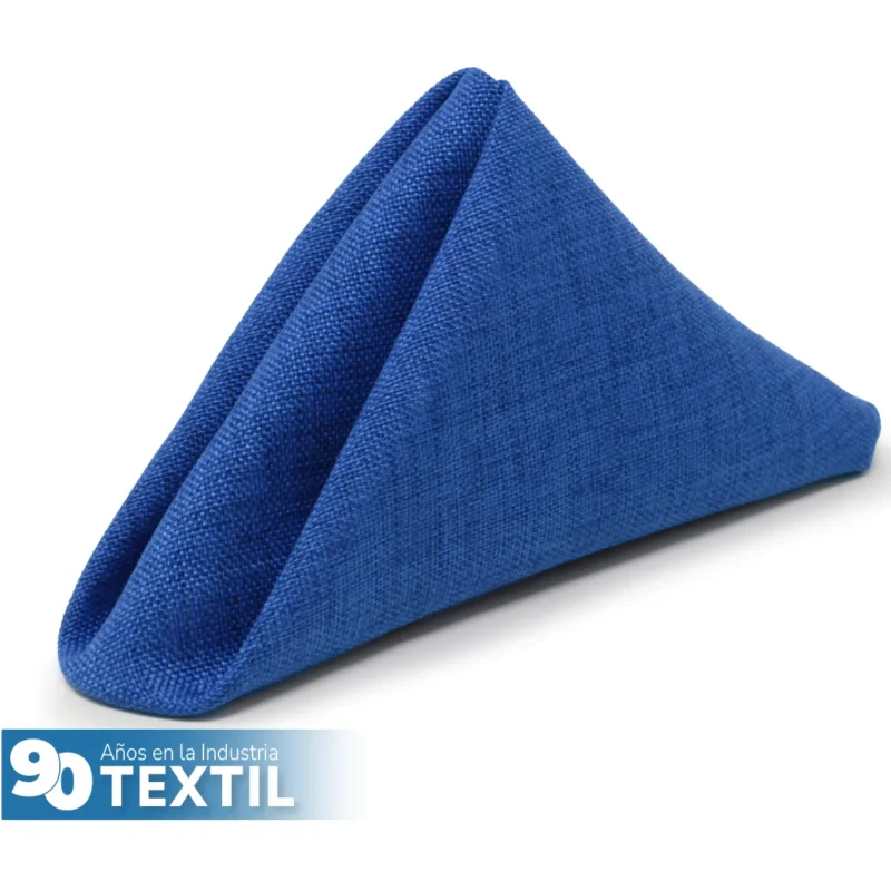 Servilleta Lino Ginebra 45x45 cm Azul Rey
