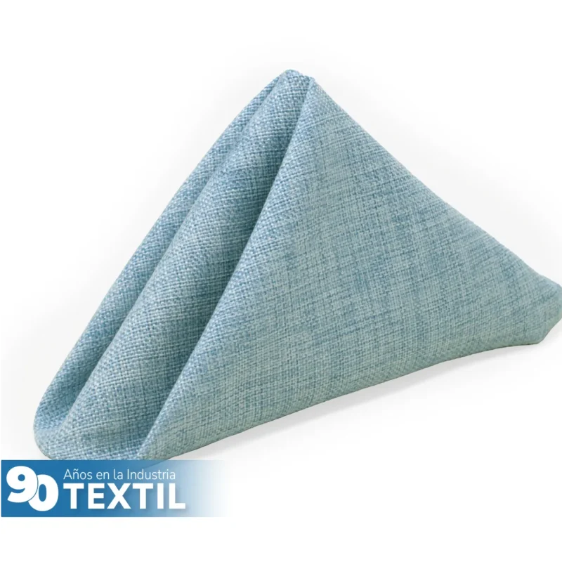 Servilleta Lino Ginebra 45x45 cm Azul Cielo