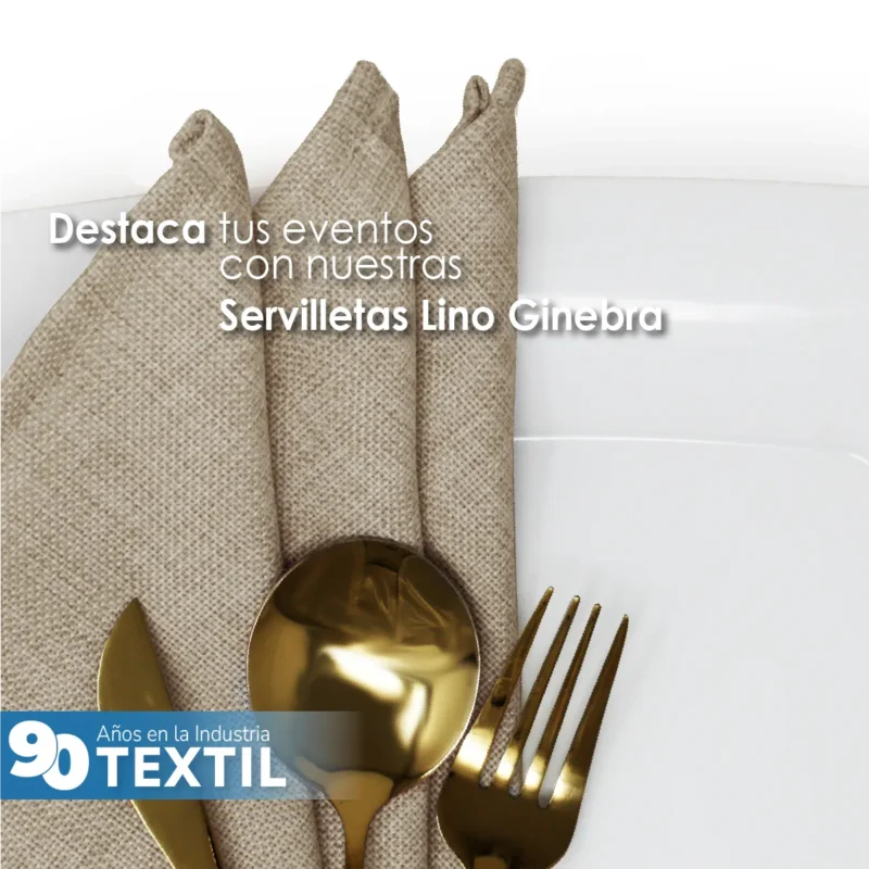 Servilleta Lino Ginebra 45x45 cm Beige