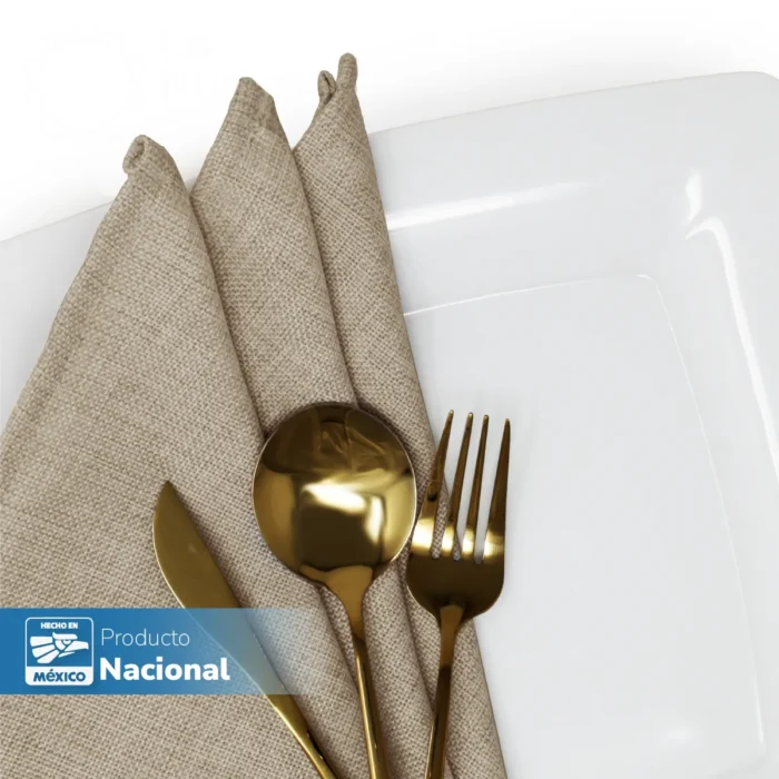 Servilleta Lino Ginebra 45x45 cm Beige