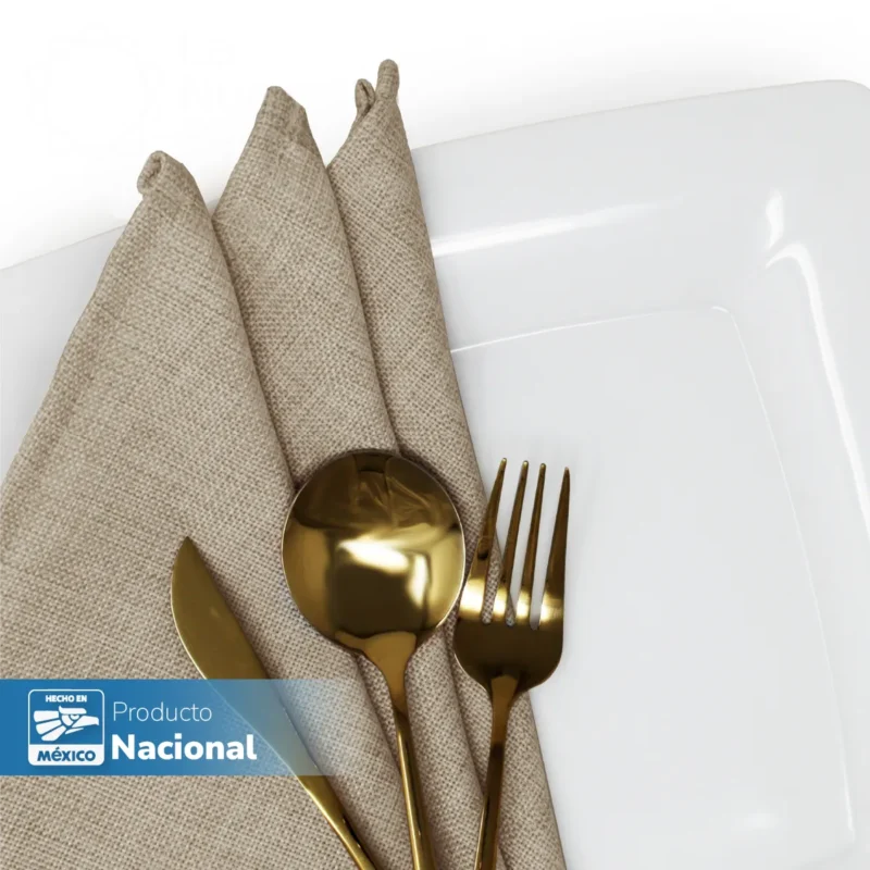 Servilleta Lino Ginebra 45x45 cm Beige