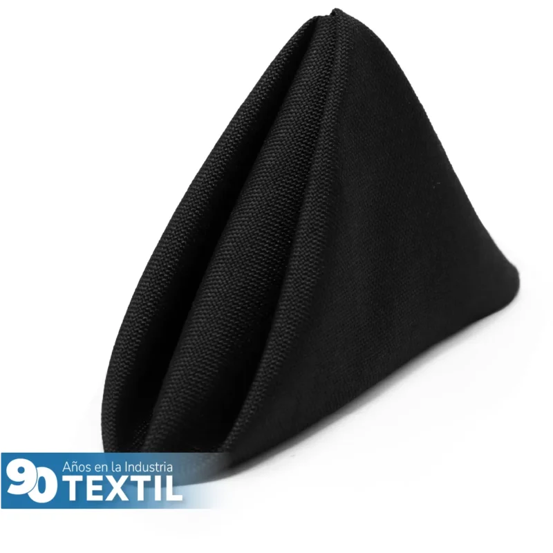 Servilleta Lino Ginebra 45x45 cm Negro