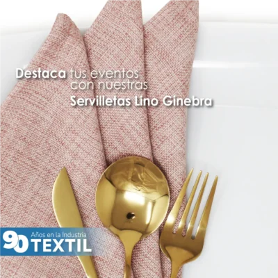 Servilleta Lino Ginebra 45x45 cm Palo de Rosa Obscuro: imagen 7