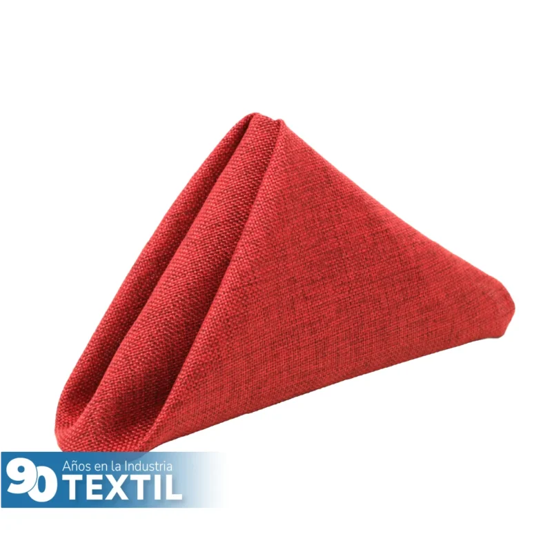 Servilleta Lino Ginebra 45x45 cm Rojo