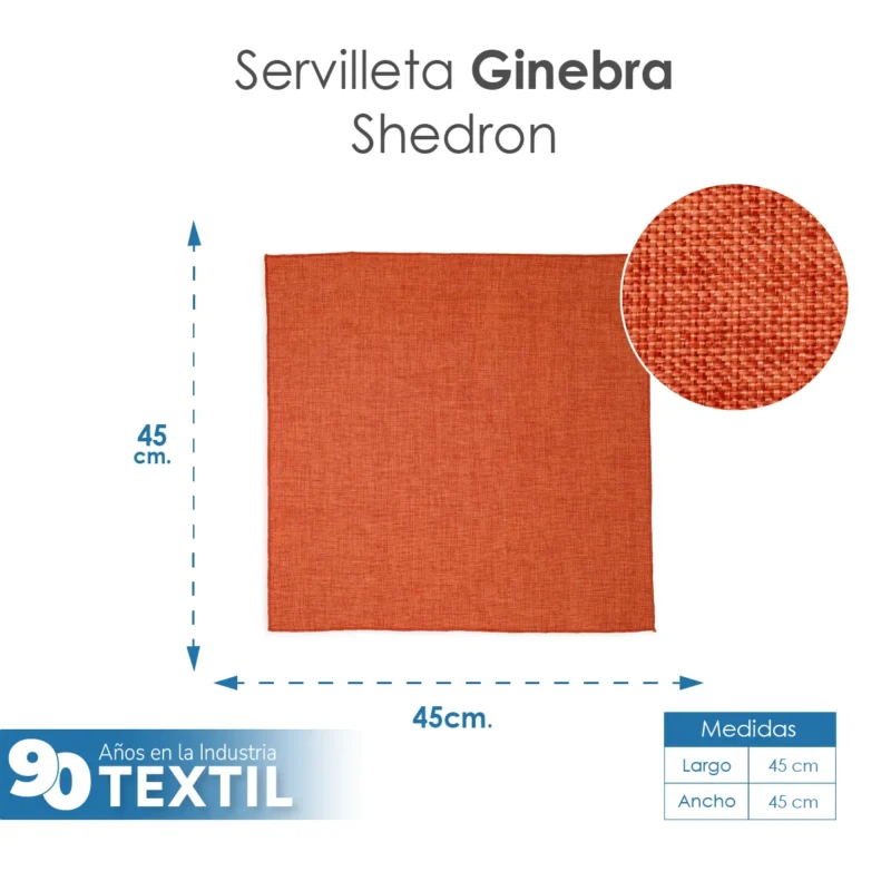 Servilleta Lino Ginebra 45x45 cm Shedron
