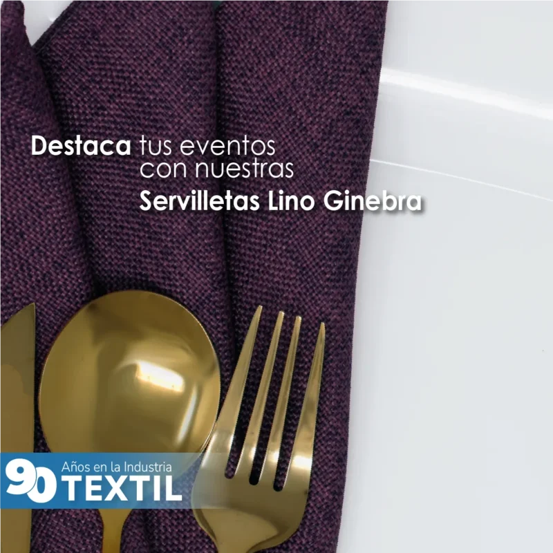 Servilleta Lino Ginebra 45x45 cm Uva