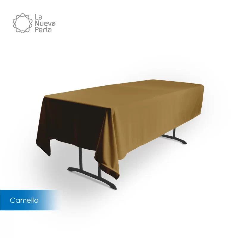 Mantel Tablón Tergal Liverpool 220x145 cm Camello
