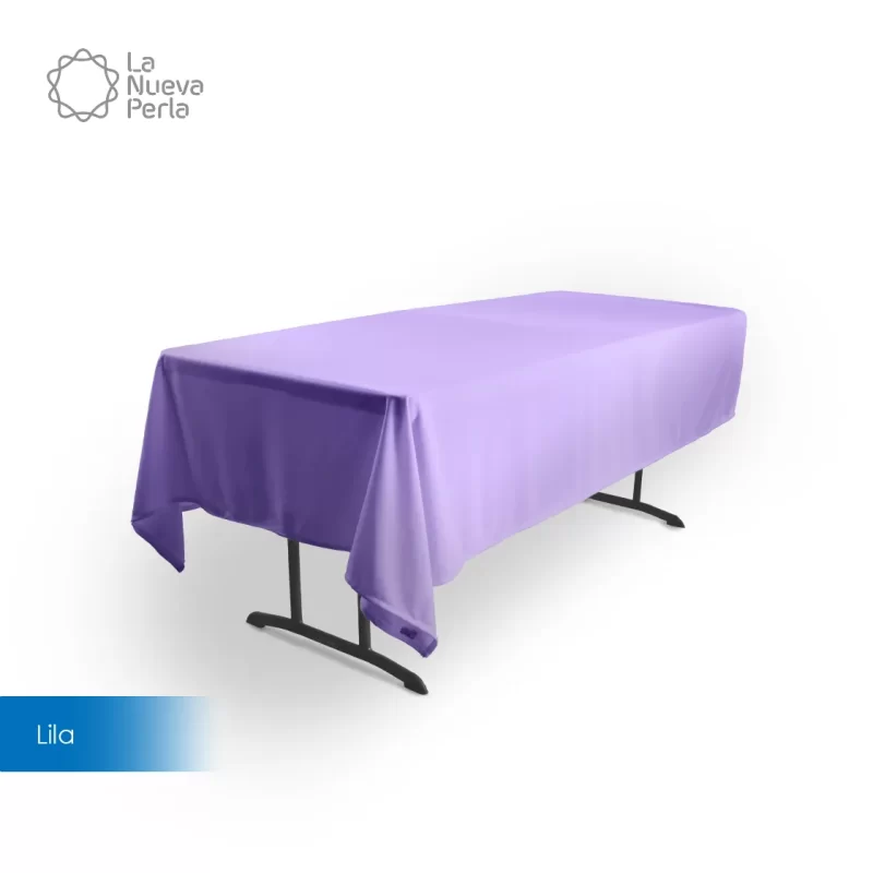 Mantel Tablón Tergal Liverpool 255x145 cm Lila