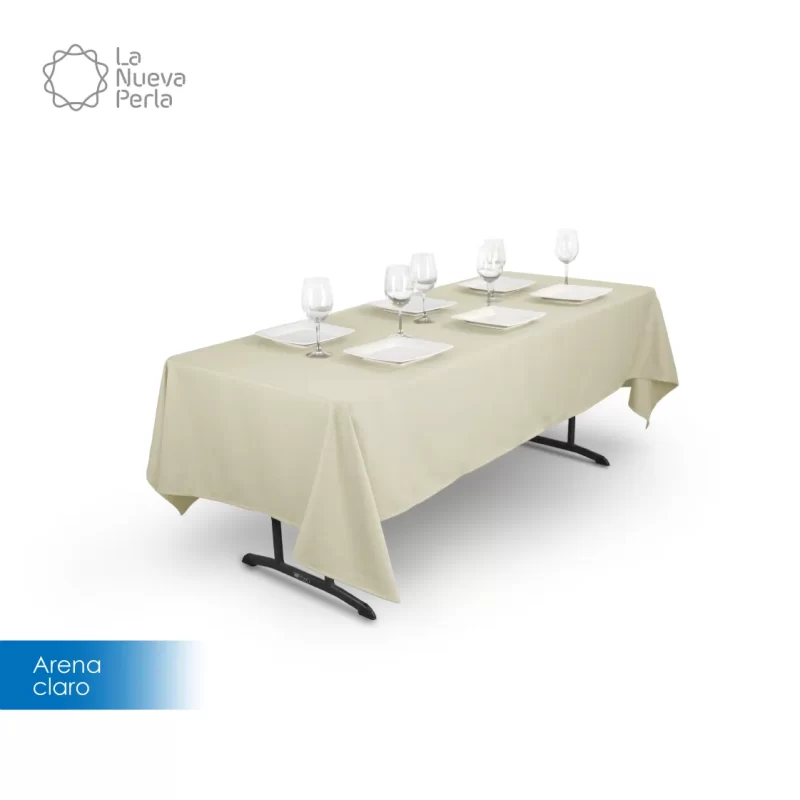 Mantel Tablón Lino Venecia 220X145 cm (para tablón 120x60 cm) Aguacate