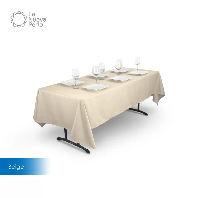 Mantel Tablón Lino Venecia 220X145 cm (para tablón 120x60 cm) Aguacate