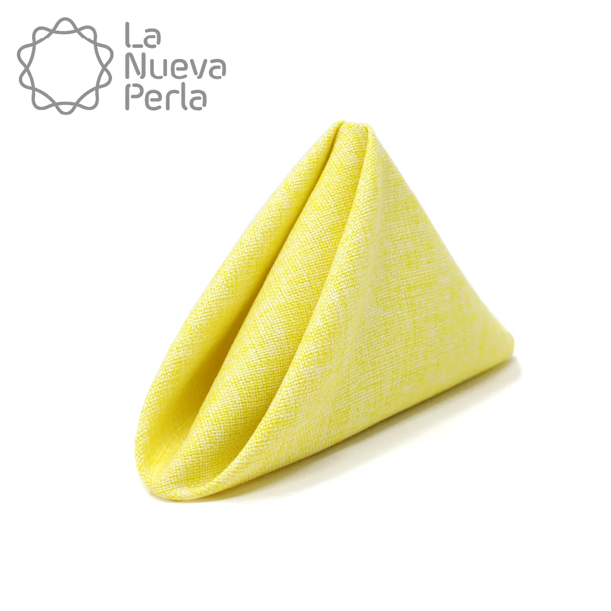 Servilleta Lino Ginebra 45x45 cm Amarillo: imagen 1