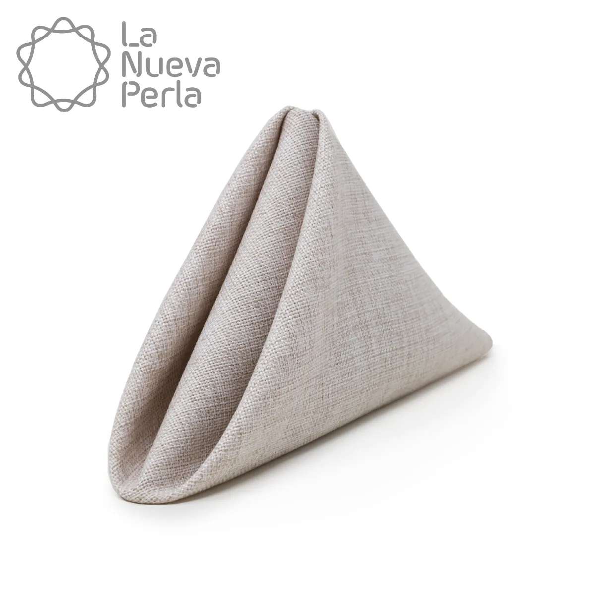 Servilleta Lino Ginebra 45x45 cm Arena: imagen 1