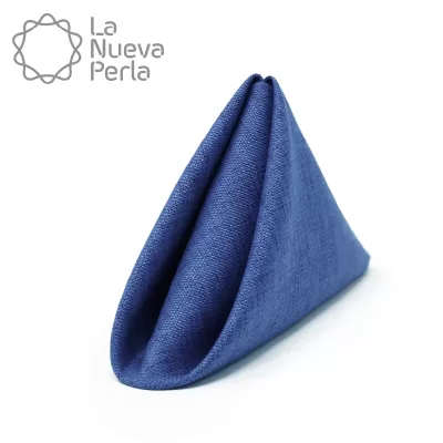 Servilleta Lino Ginebra 45x45 cm Azul Marino