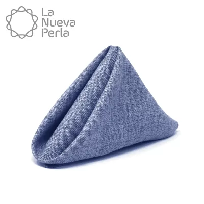 Servilleta Lino Ginebra 45x45 cm Azul Plumbago