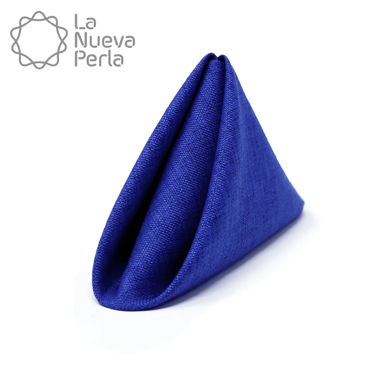 Servilleta Lino Ginebra 45x45 cm Azul Rey: imagen 1