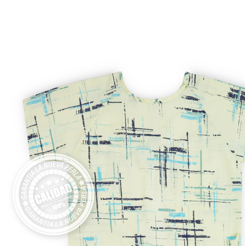 Bata de paciente Manchester Camuflaje Azul