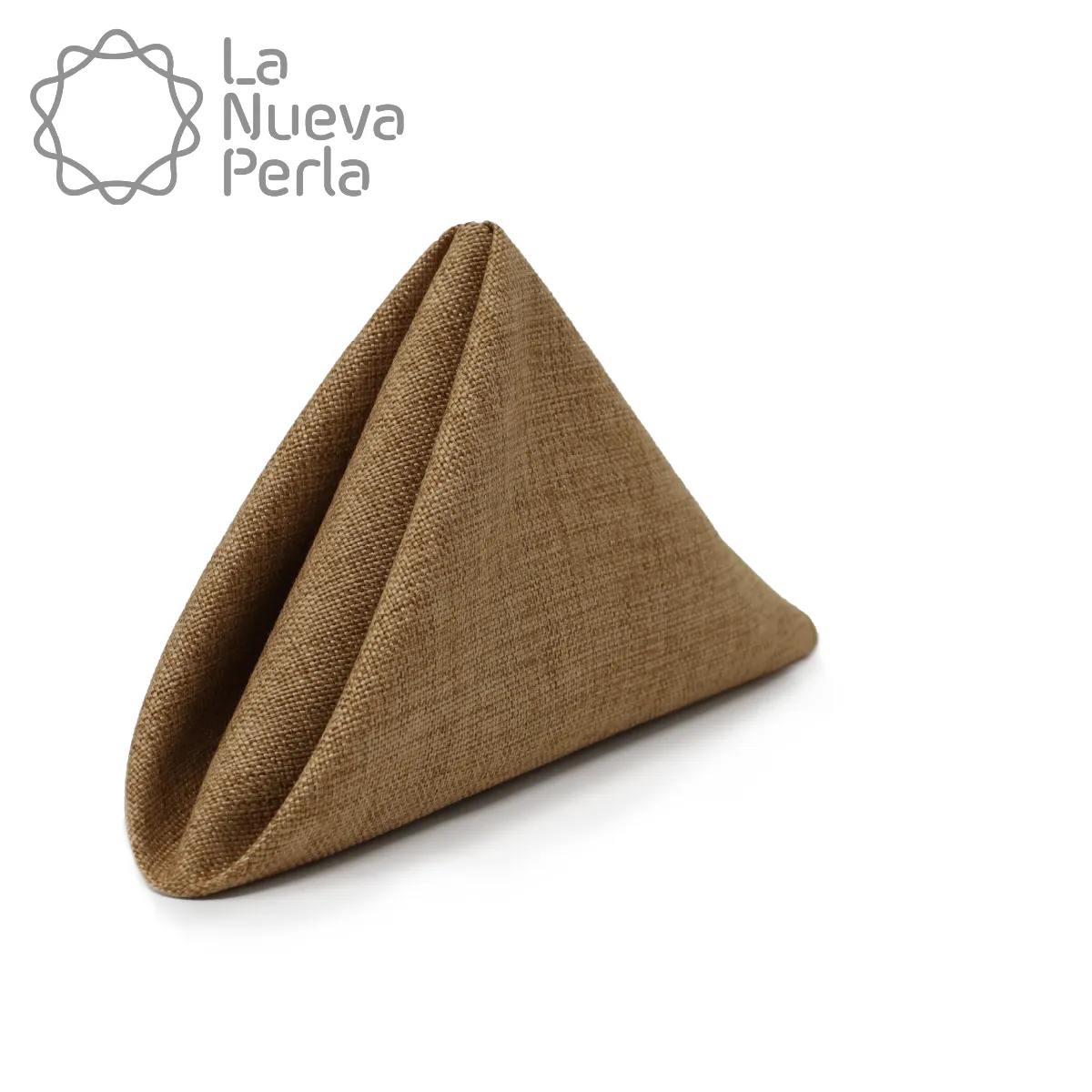 Servilleta Lino Ginebra 45x45 cm Camello: imagen 1