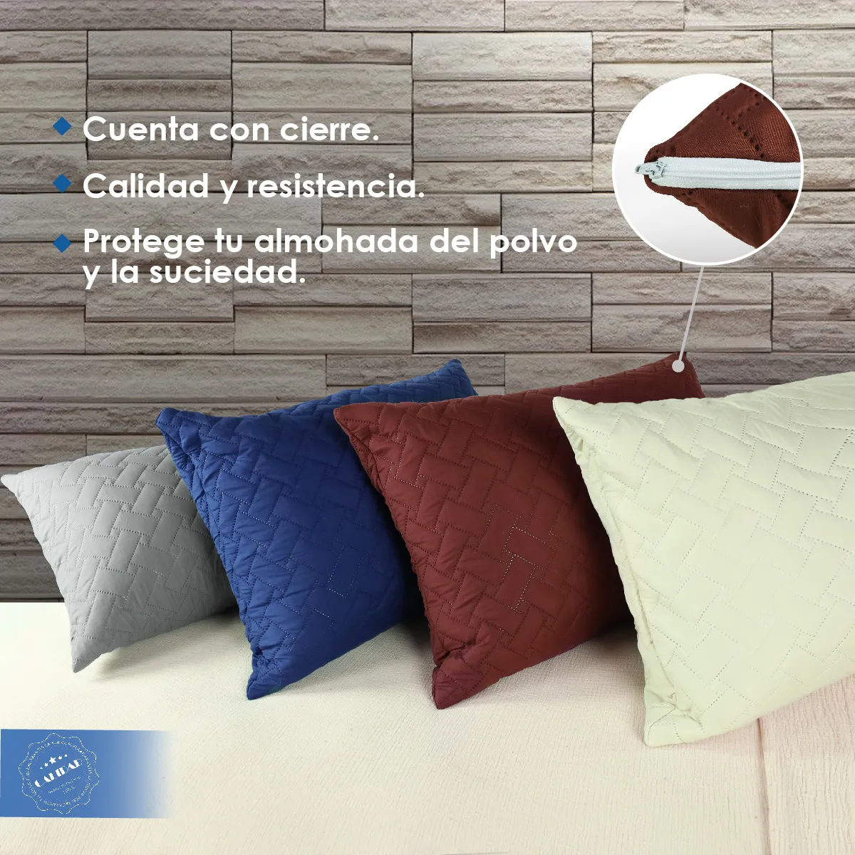 Protector de Almohada Capitonado colores: imagen 7