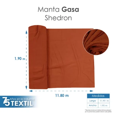 Gasa Teñida 1.90 M ancho Shedron: imagen 3