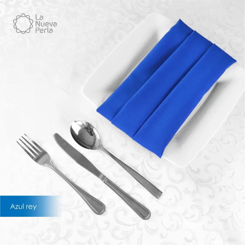 Servilleta Tergal Liverpool 45x45 cm Azul Rey