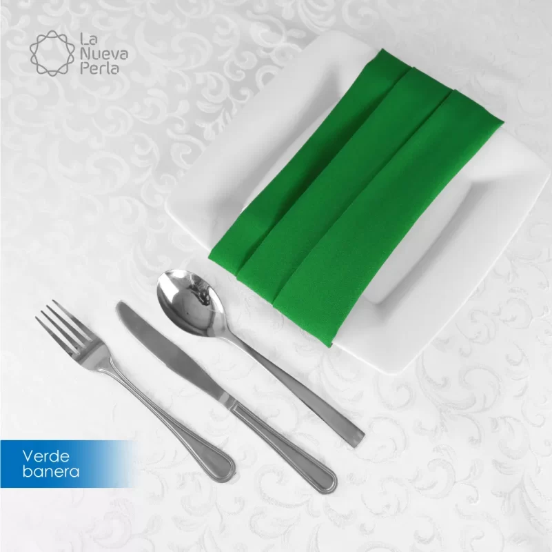 Servilleta Tergal Liverpool 45x45 cm Verde Bandera