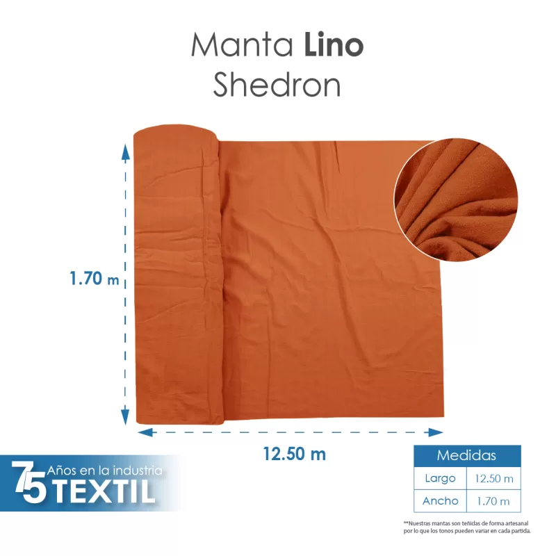 Manta Lino 1.70 M ancho Shedron