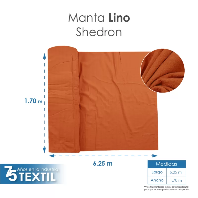Manta Lino 1.70 M ancho Shedron