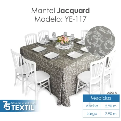 Mantel Yackard Imperial 2.90 X 2.90 M YE-117: imagen 3