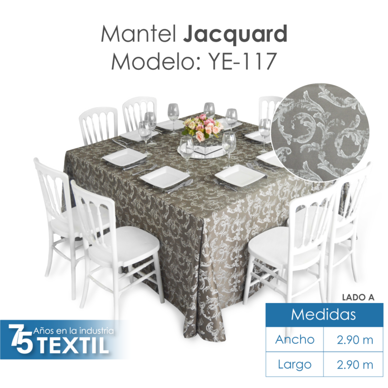 Mantel Yackard Imperial 2.90 X 2.90 M YE-117
