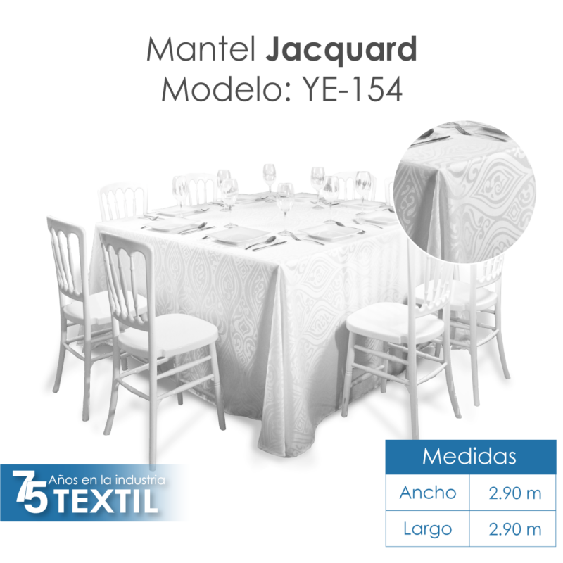 Mantel Yackard Imperial  2.90 X 2.90 M YE-154
