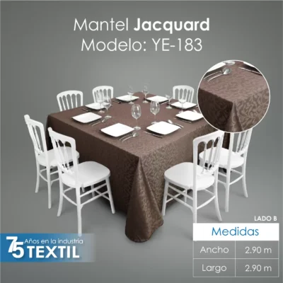 Mantel Yackard Imperial 2.90 X 2.90 M YE-183: imagen 3