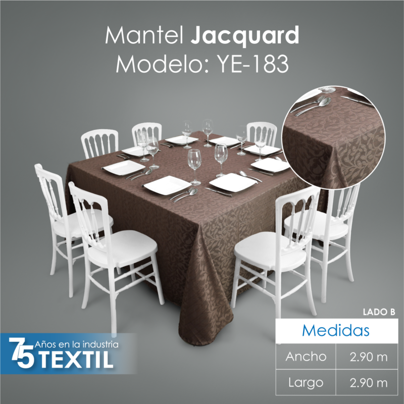 Mantel Yackard Imperial 2.90 X 2.90 M YE-183