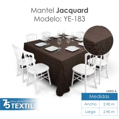 Mantel Yackard Imperial 2.90 X 2.90 M YE-183: imagen 2
